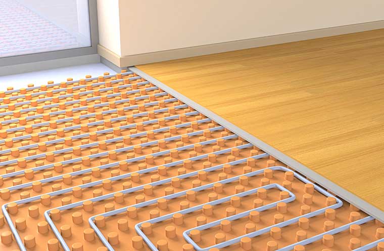 Calgary In Floor Heating Trendz, How To Install Warm Tiles Floor Heat